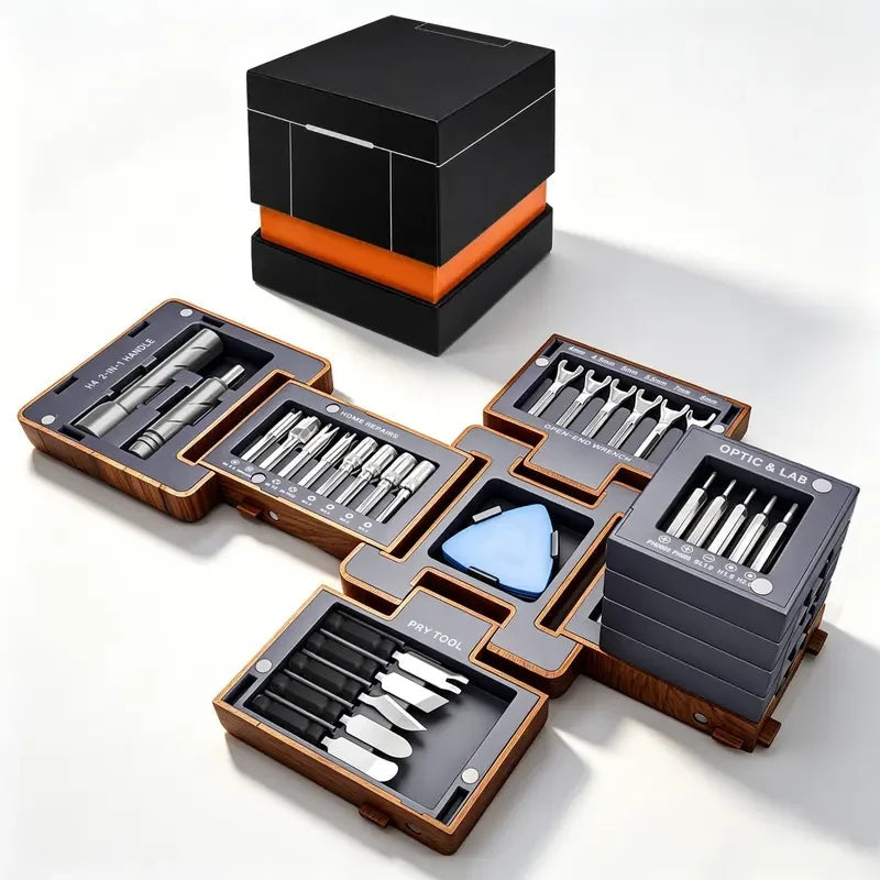 TYIIPLUS 55 in 1 Magnetic Screwdriver Set, Cube Tool Kit