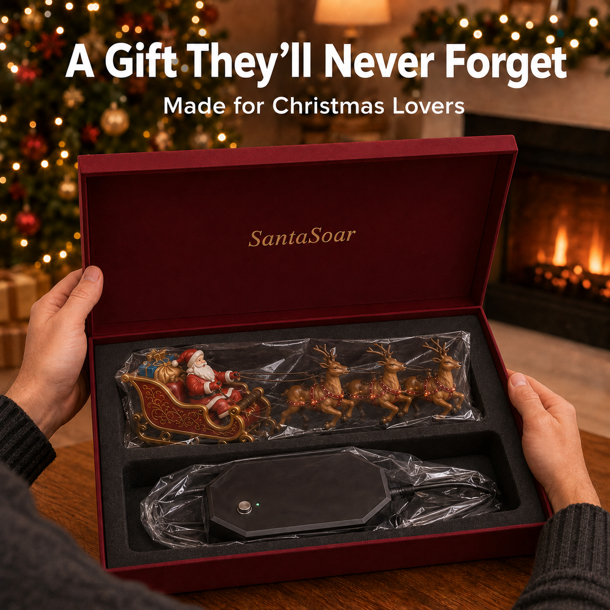 ✨ Magnetic Levitating Christmas Tree – Holiday Magic, Suspended