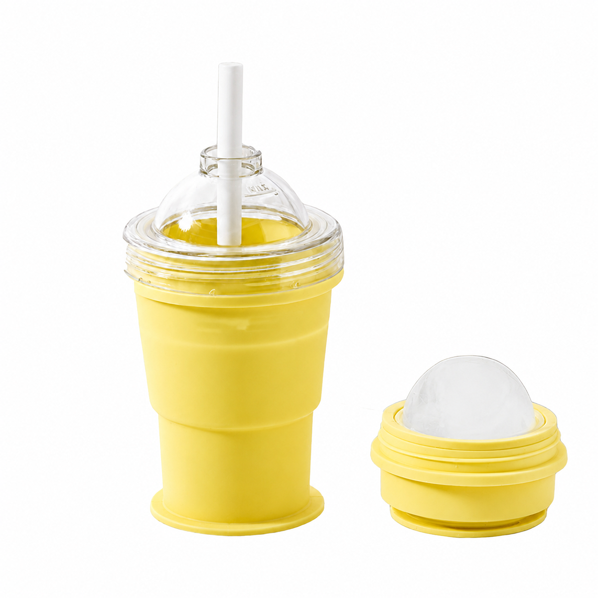 🧊 2-in-1 Ice Maker & Straw Cup – Summer Cup Essential