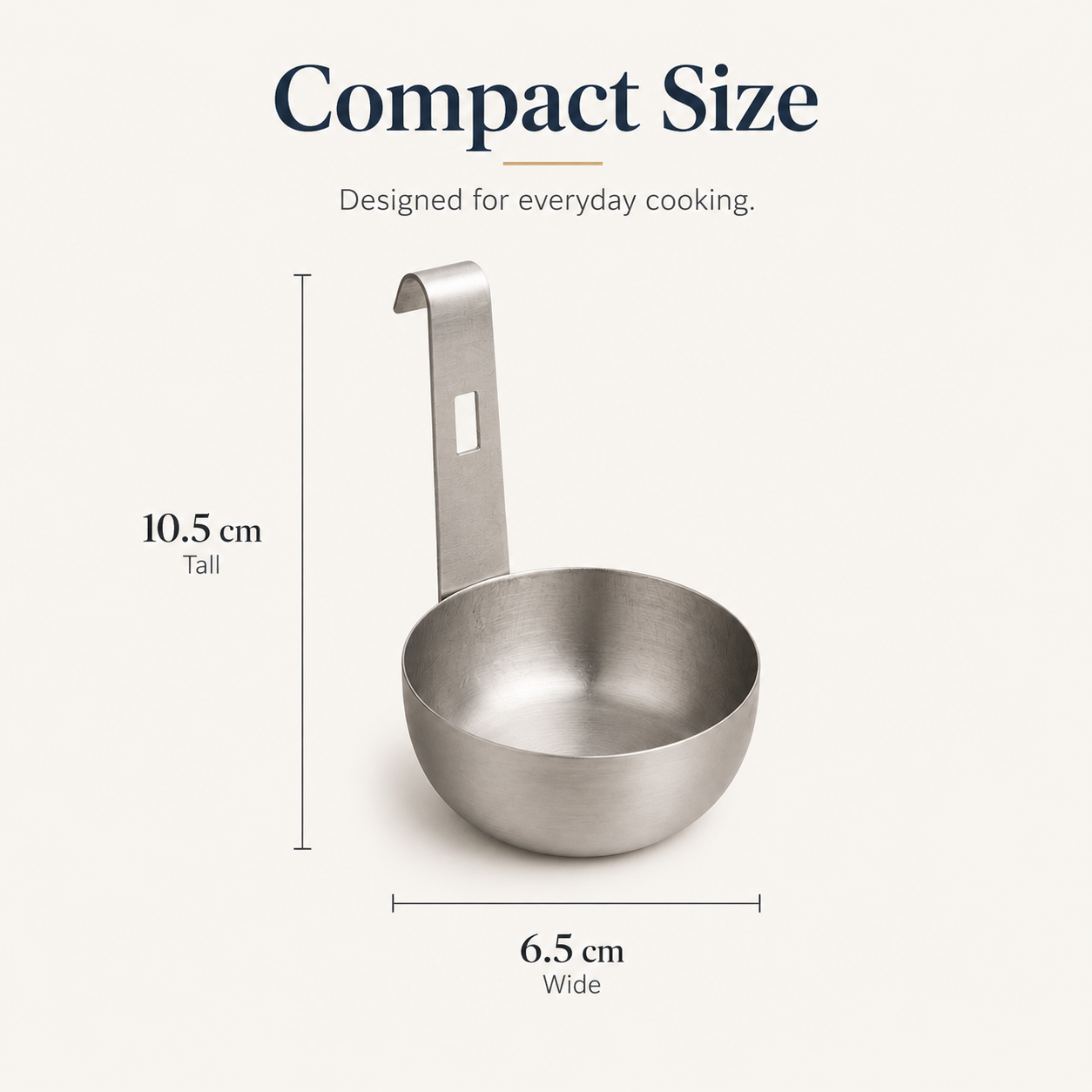 🥚 Stainless Steel Egg Poacher – Perfect Boiled Eggs Every Morning
