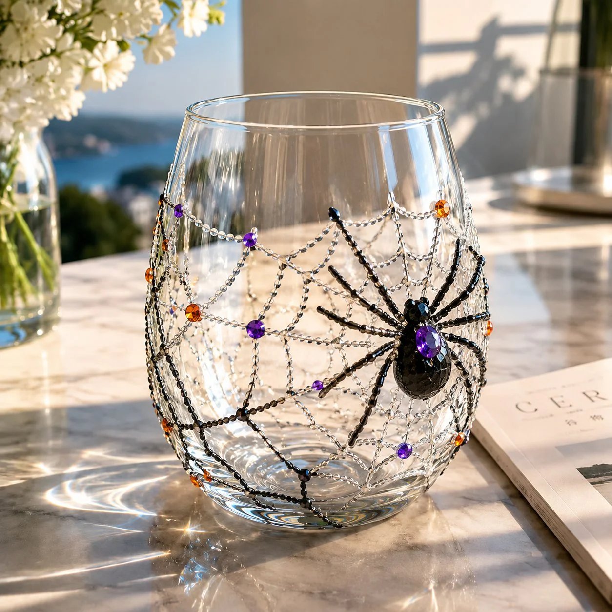 đ„LAST DAY 49% OFF - đ 3D Halloween Artisan Glass Cups, Festive Parties & Cozy Fall Home Bar Vibes