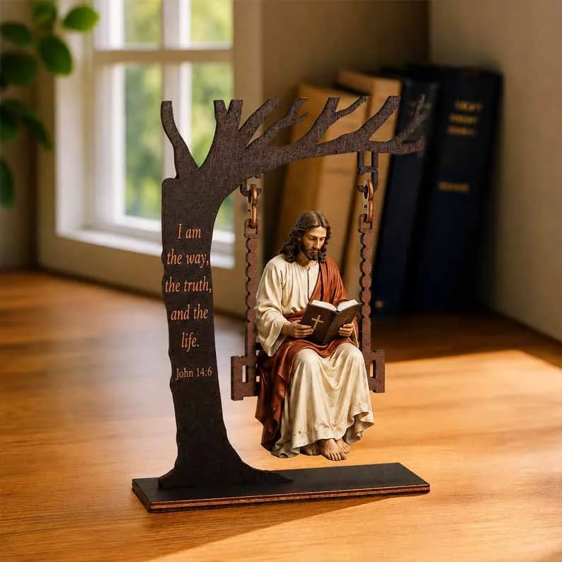 đĽLast Day 50% OFF - âď¸đChristian Jesus Swing Ornament