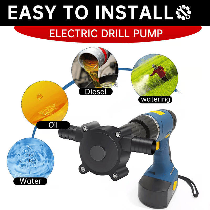 👨🌾🔥Portable Electric Drill Pump