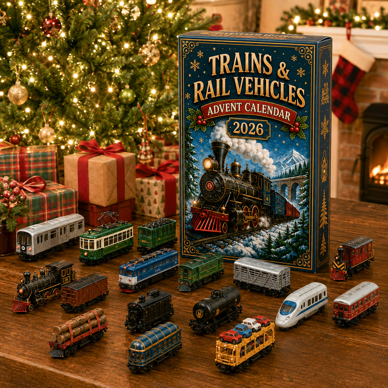 π Trains & Rail Vehicles Advent Calendar 2026 β 24 Days of Railway Surprises