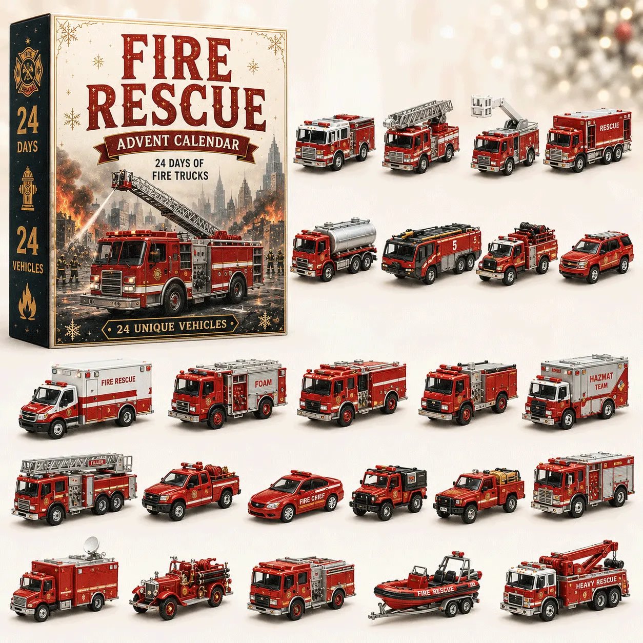 Build the Fleet Collection 24-Day Vehicle Advent Calendar Series | โจA New Adventure Every Morning