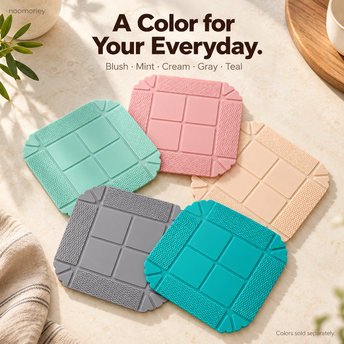 ✨ 3-in-1 Magnetic Foldable Silicone Tray – Organizer, Trivet & Everyday Catchall