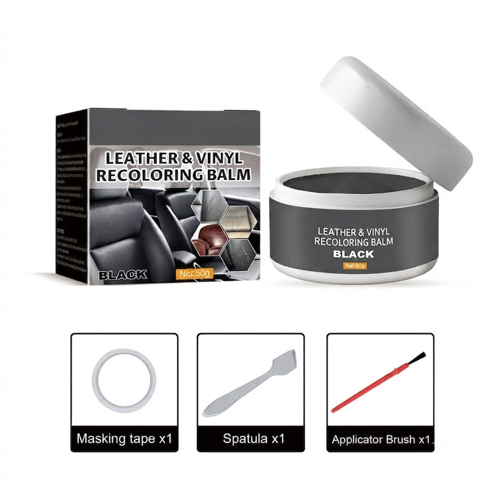 🛋️ Magic Leather Repair Paste – Restore Color & Fix Scratches on Couches, Car Seats & Bags