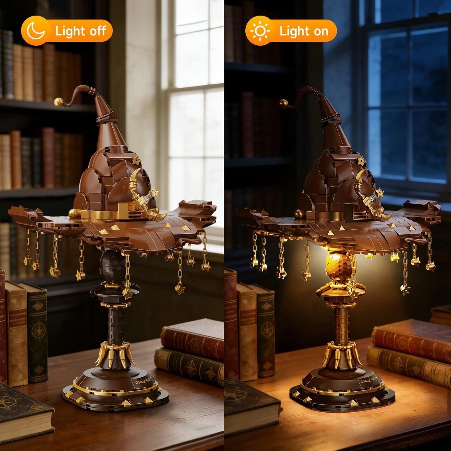 Magic Hat Building Blocks Desk Lamp