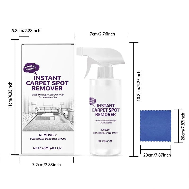 Powerful Carpet Stain Remover – Remove Tough Stains & Refresh Your Carpet Fast ✨