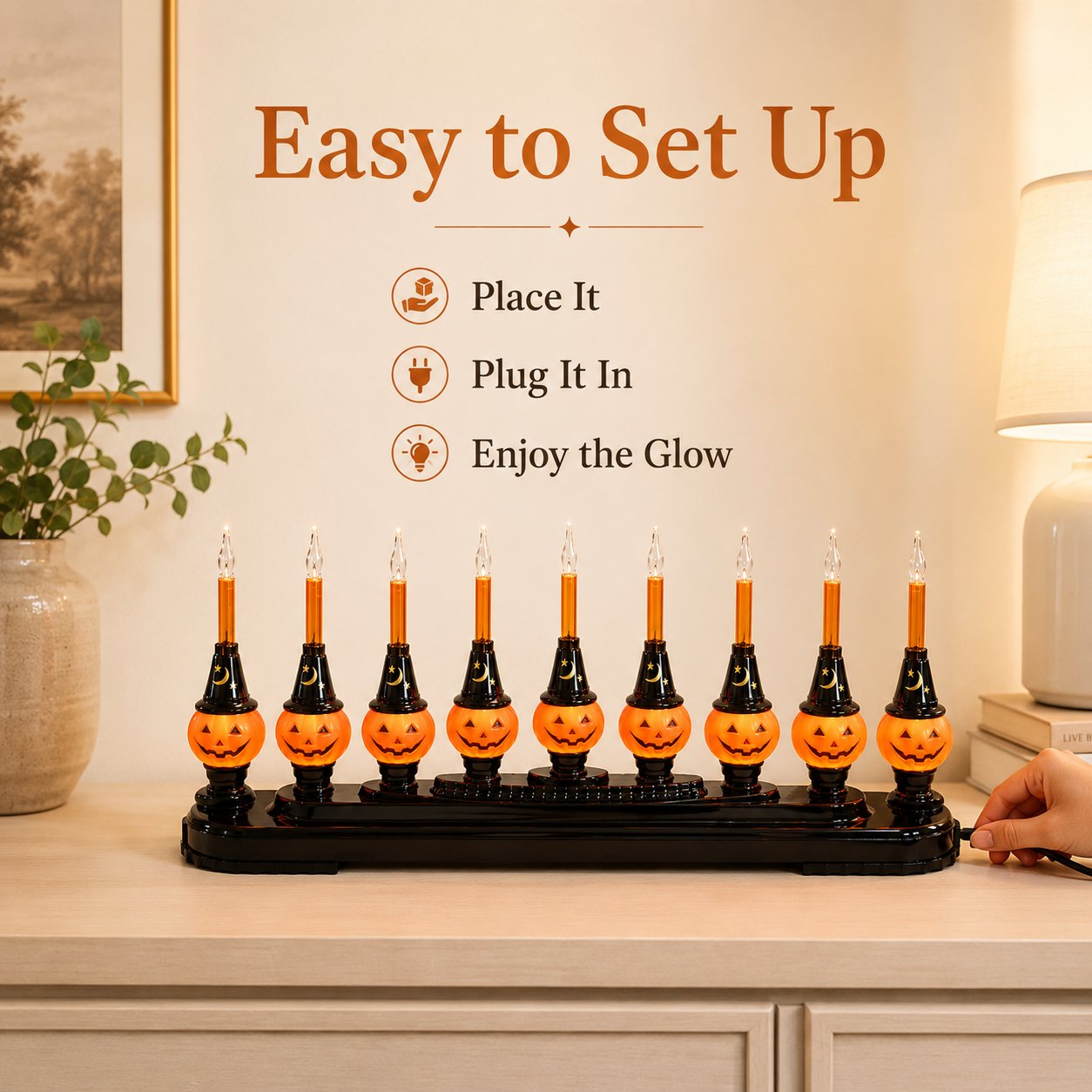 ๐ Light Up Your Home with Vintage Halloween Pumpkin Magic โจ๐ป