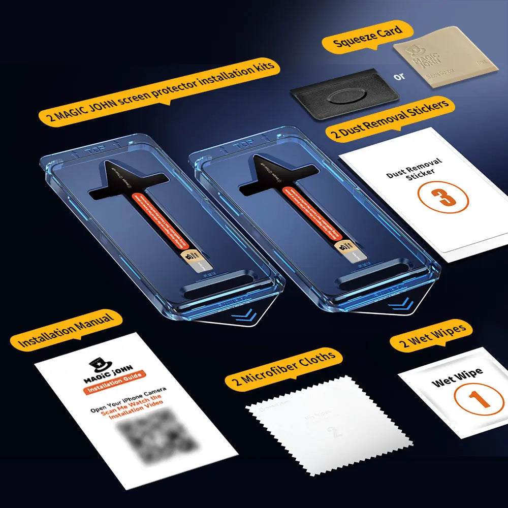 New Premium Upgraded Privacy Screen Protector Dustproof Bubble-Free Design Ultra-Clear for iPhone