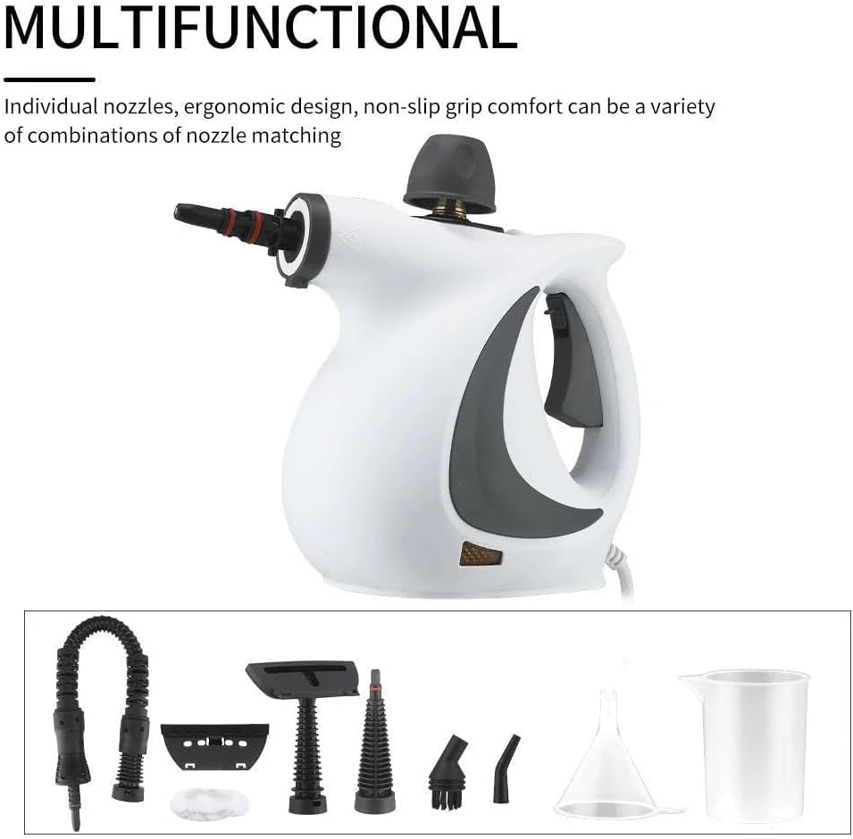 💨Powerful Steam Cleaner – 115°C (239°F) High-Temperature & High-Pressure Steam