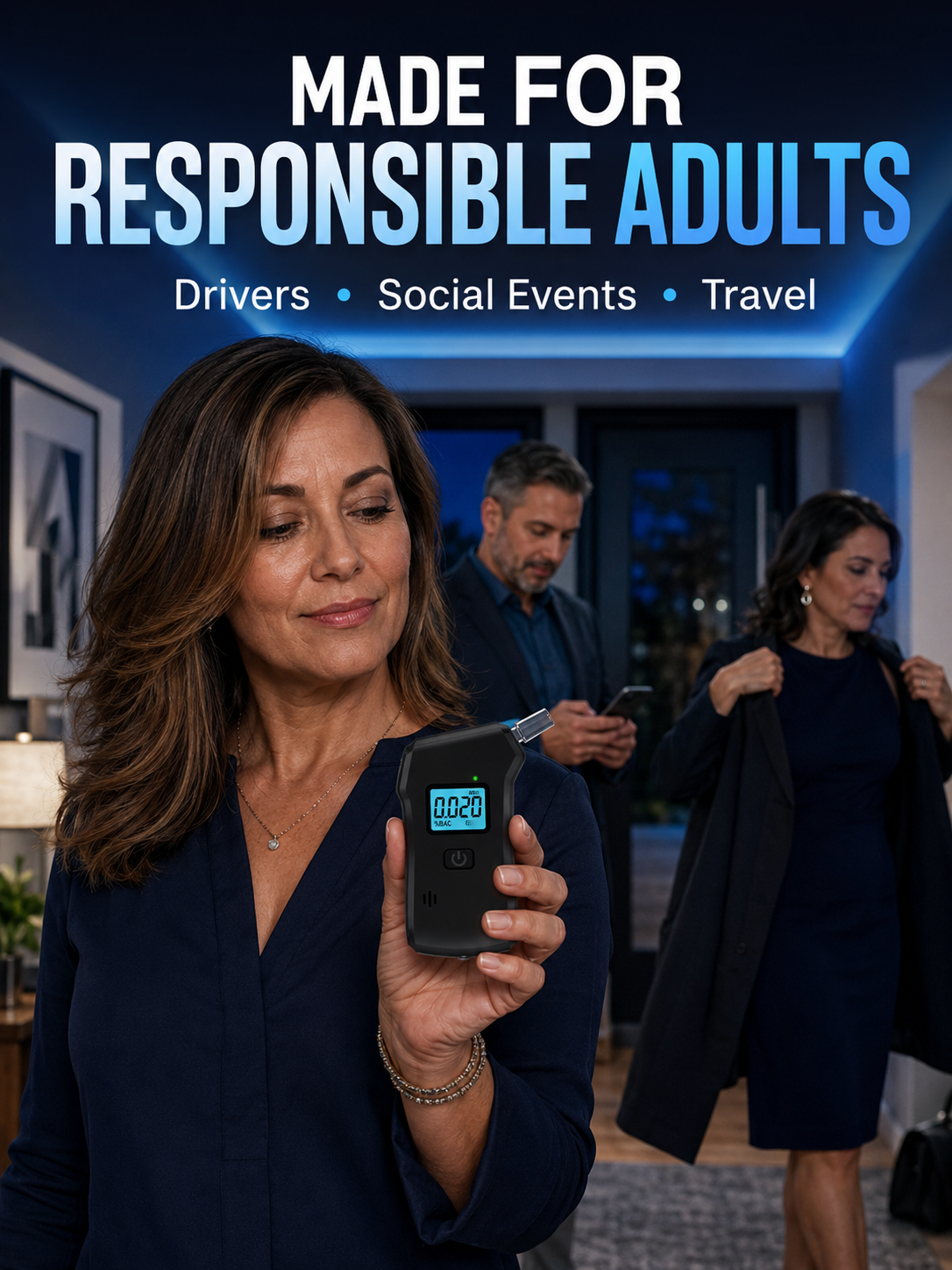 🍷🚫Portable breath alcohol tester