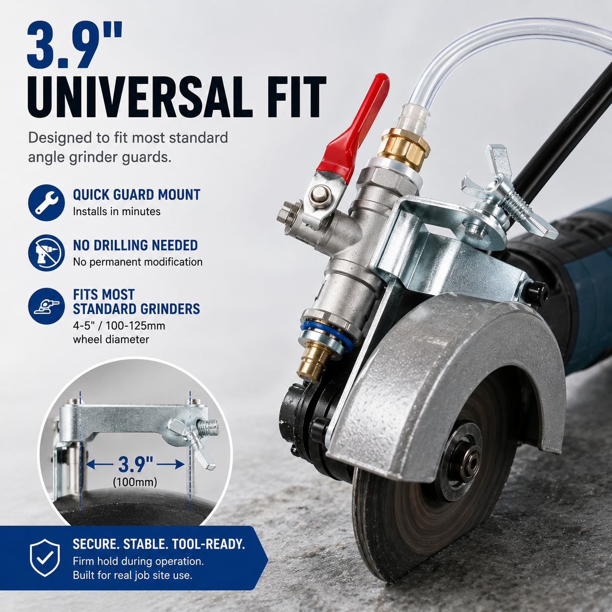 💦 Angle Grinder Dust Control Water Sprayer – Adjustable Wet Cutting Attachment for Cleaner Grinding & Cutting 🛠️
