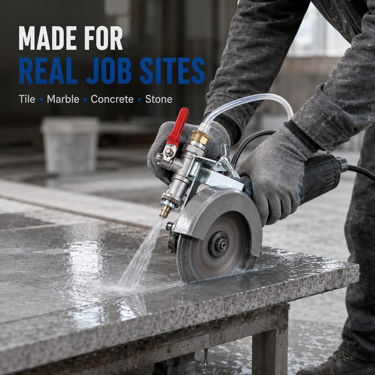 💦 Angle Grinder Dust Control Water Sprayer – Adjustable Wet Cutting Attachment for Cleaner Grinding & Cutting 🛠️