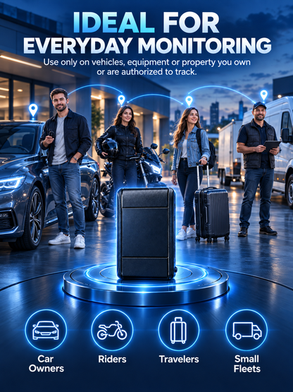 📍 4G Magnetic GPS Tracker – Rechargeable Vehicle & Asset Locator