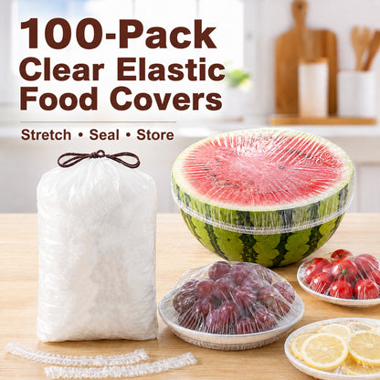 🔥100PCS Disposable Stretch Food Covers for Bowls & Plates
