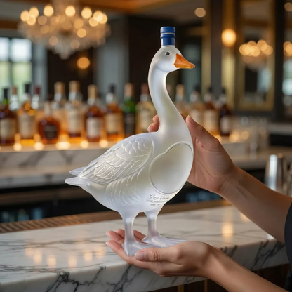 30th Anniversary 3D SculptedVodka Bottle🦢