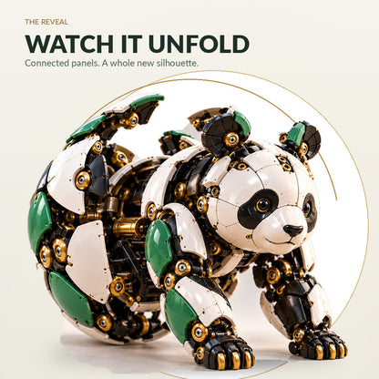 🐼 Egg-to-Panda Transforming Mechanical Figure – 2-in-1 Collectible Toy