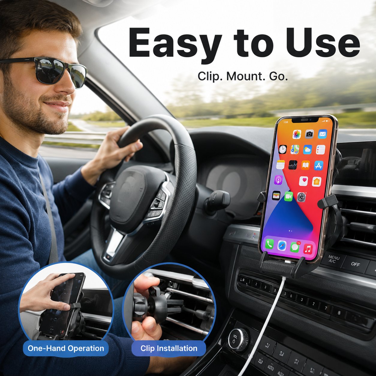 Car Racing Seat Shape Phone Holder