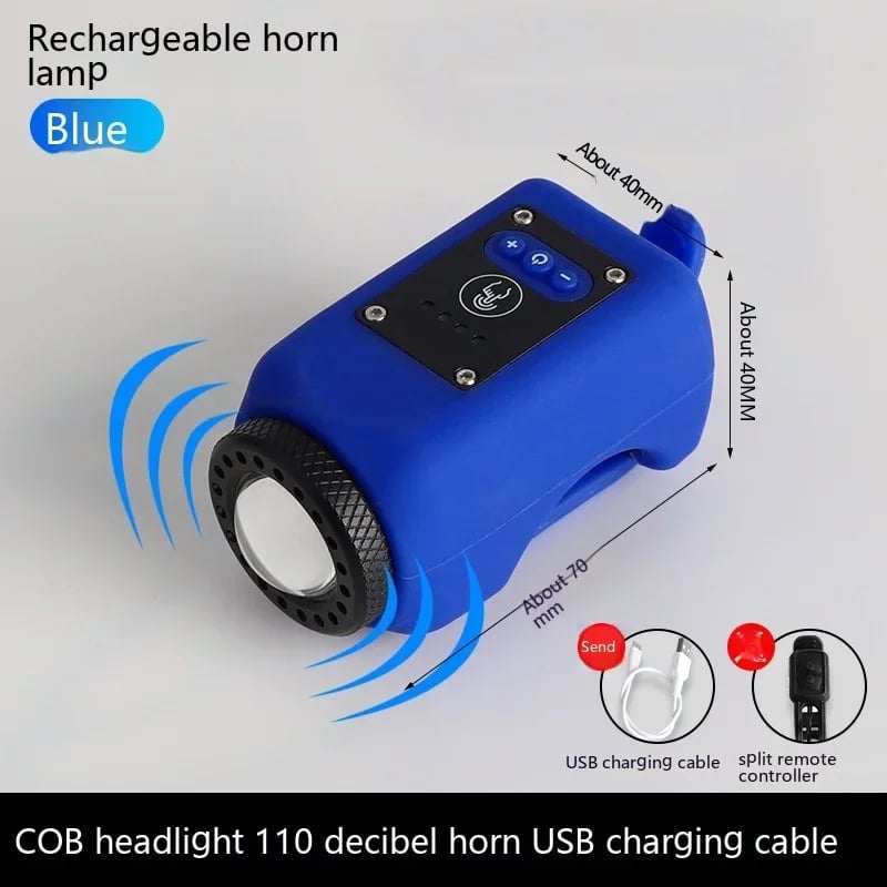 Hpsgoods™ Bike Electronic Horn with Large Range Floodlight