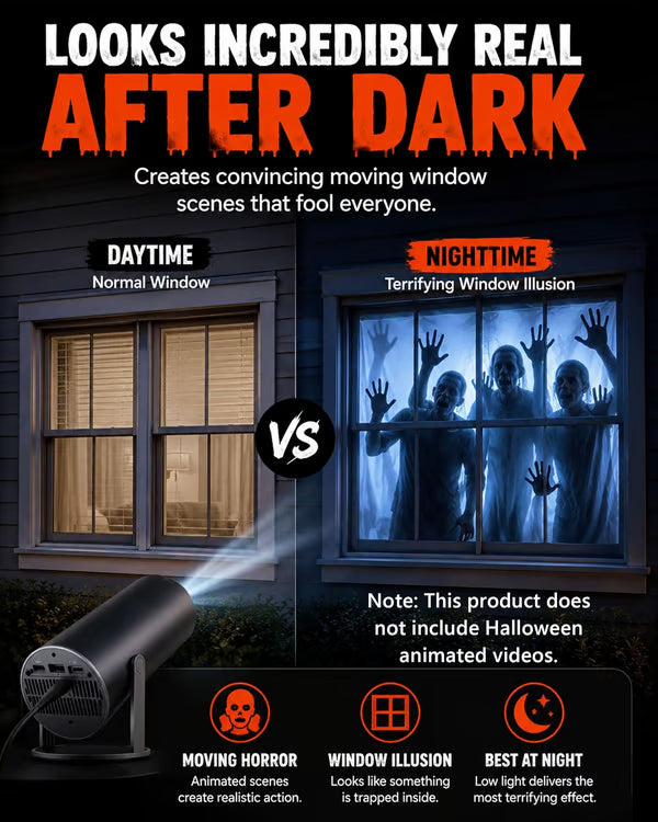 👻Scary Decorations Halloween Window Projector🎃