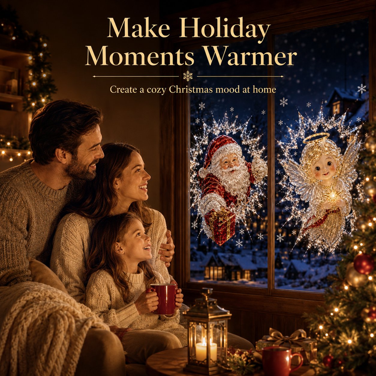 🔥Last Day 49% OFF - ❄️🎅🏼 2026 Christmas Window Decals