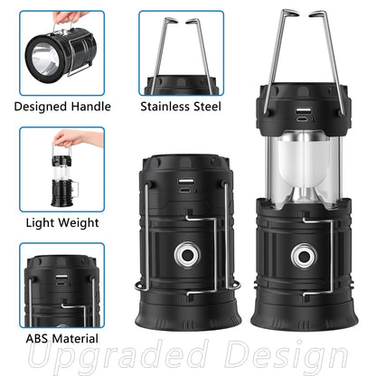 Solar Multifunctional Handheld Camping Lamp