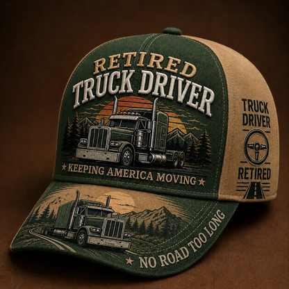 💥LAST DAY 49% OFF -🚛 RETIRED TRUCK DRIVER CAP