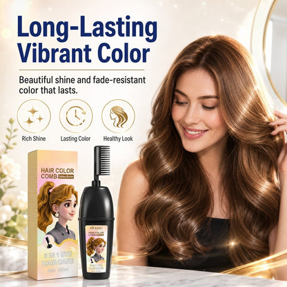 🔥LAST DAY 49% OFF -3-in-1 Instant Hair Color Comb