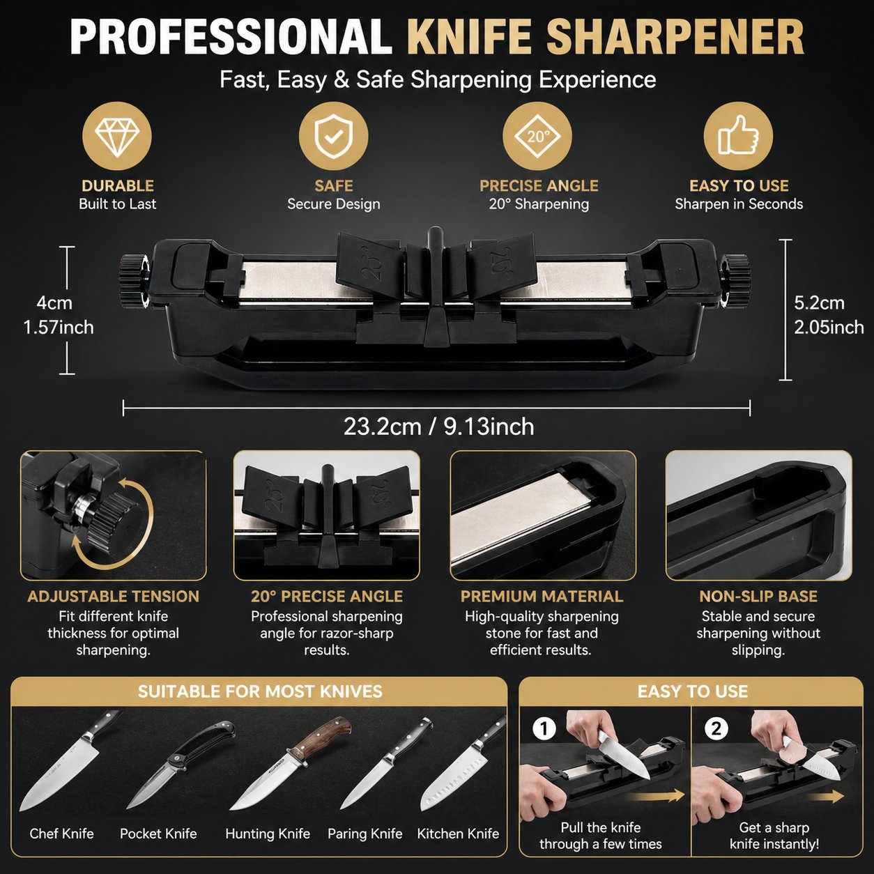 🛠️🔪Venture Portable Knife Sharpener