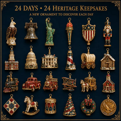 ⏰ Limited anniversary edition✨49% OFF!🔥America 250th Anniversary Heritage Christmas Advent Calendar