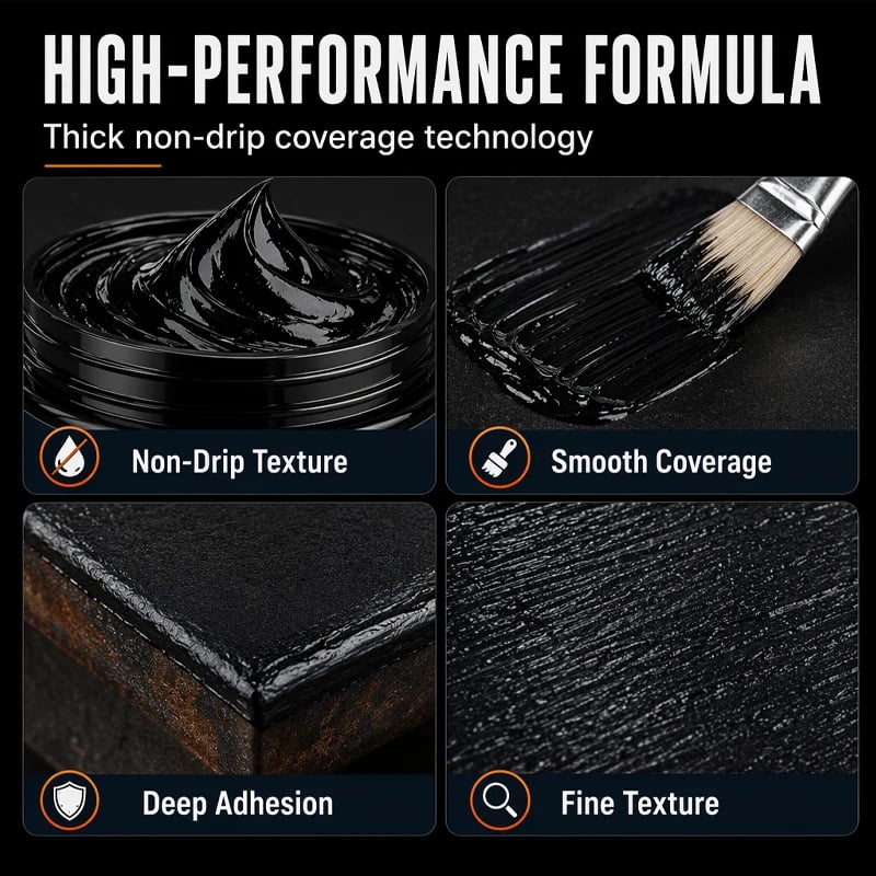 Metal Rust Protection Black Repair Paste