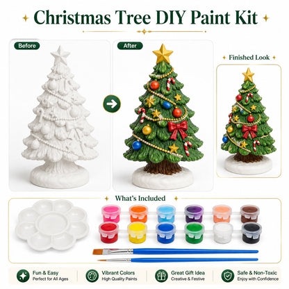 - 🎨 Beginner-Friendly DIY Christmas Figurine Painting Kit | Create Your Own Festive Holiday Decorations 🎄💕