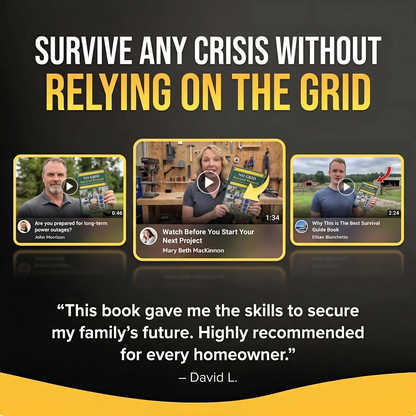 NO GRID Survival Projects: How to Produce Everything You Need on Your Property