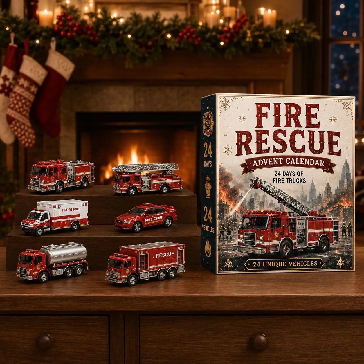 Build the Fleet Collection 24-Day Vehicle Advent Calendar Series | ✨A New Adventure Every Morning