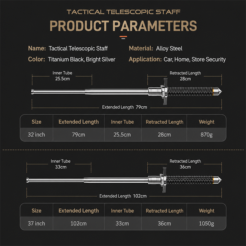 🛡️ Tactical Telescopic Staff