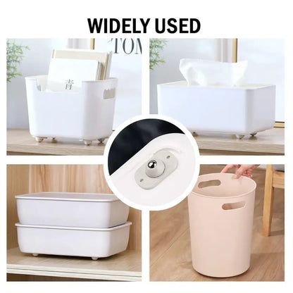 🔥 Hot Sale 🛒 8-Pack Self-Adhesive Mini Caster Wheels 🔄 360° Rotating | 💪 Durable Strong Load | 🔇 Low-Noise Mini Furniture Wheels