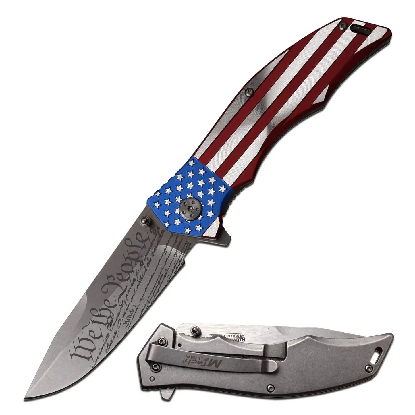 🇺🇸 Patriotic "We The People" Folding Pocket Knife