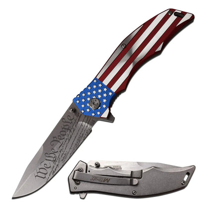 🇺🇸 Patriotic "We The People" Folding Pocket Knife