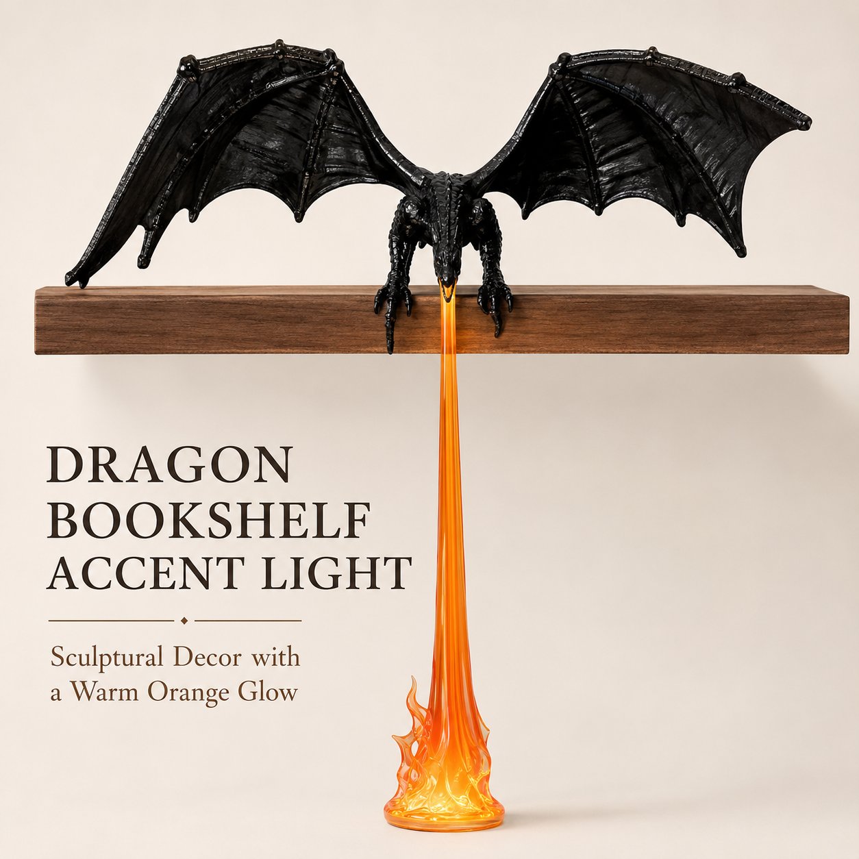 📚 Dragon Shelf Light for Fantasy Book Lovers - Limit Time 50% OFF