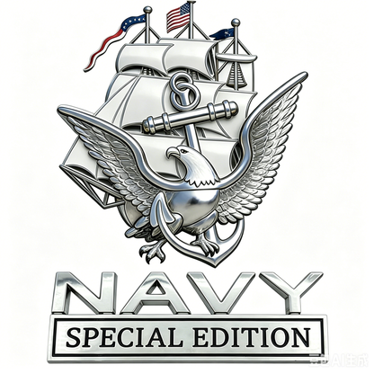 U.S. Navy Special Edition Metal Vehicle Badge, 🔥Buy 2 FREE SHIPPING