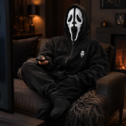 Horror Halloween Hooded Jumpsuit