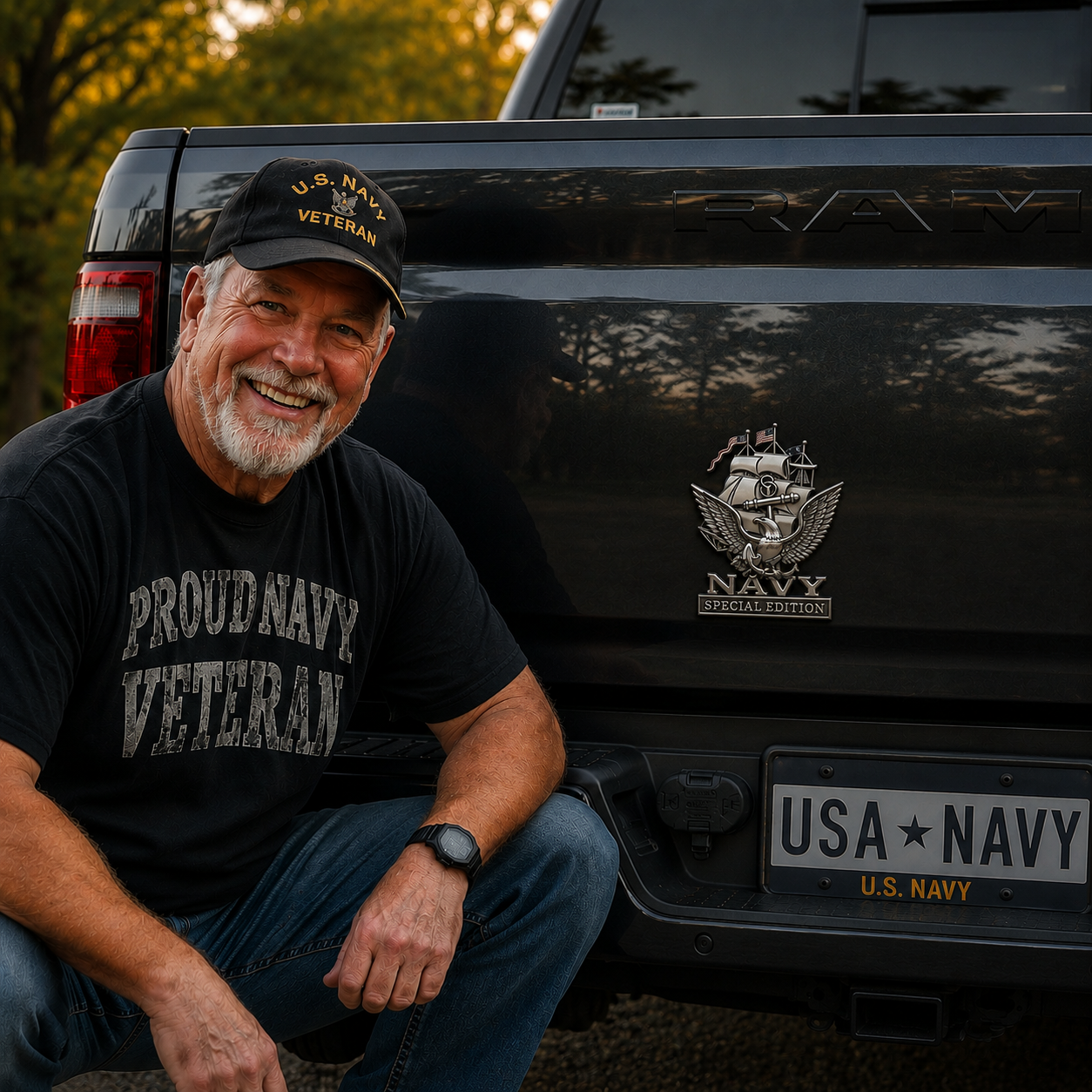 U.S. Navy Special Edition Metal Vehicle Badge, 🔥Buy 2 FREE SHIPPING