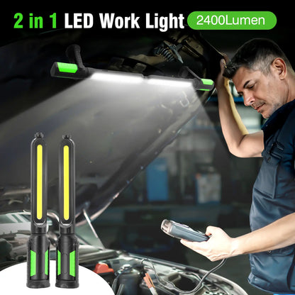 2400LM Rechargeable LED Work Light Bar