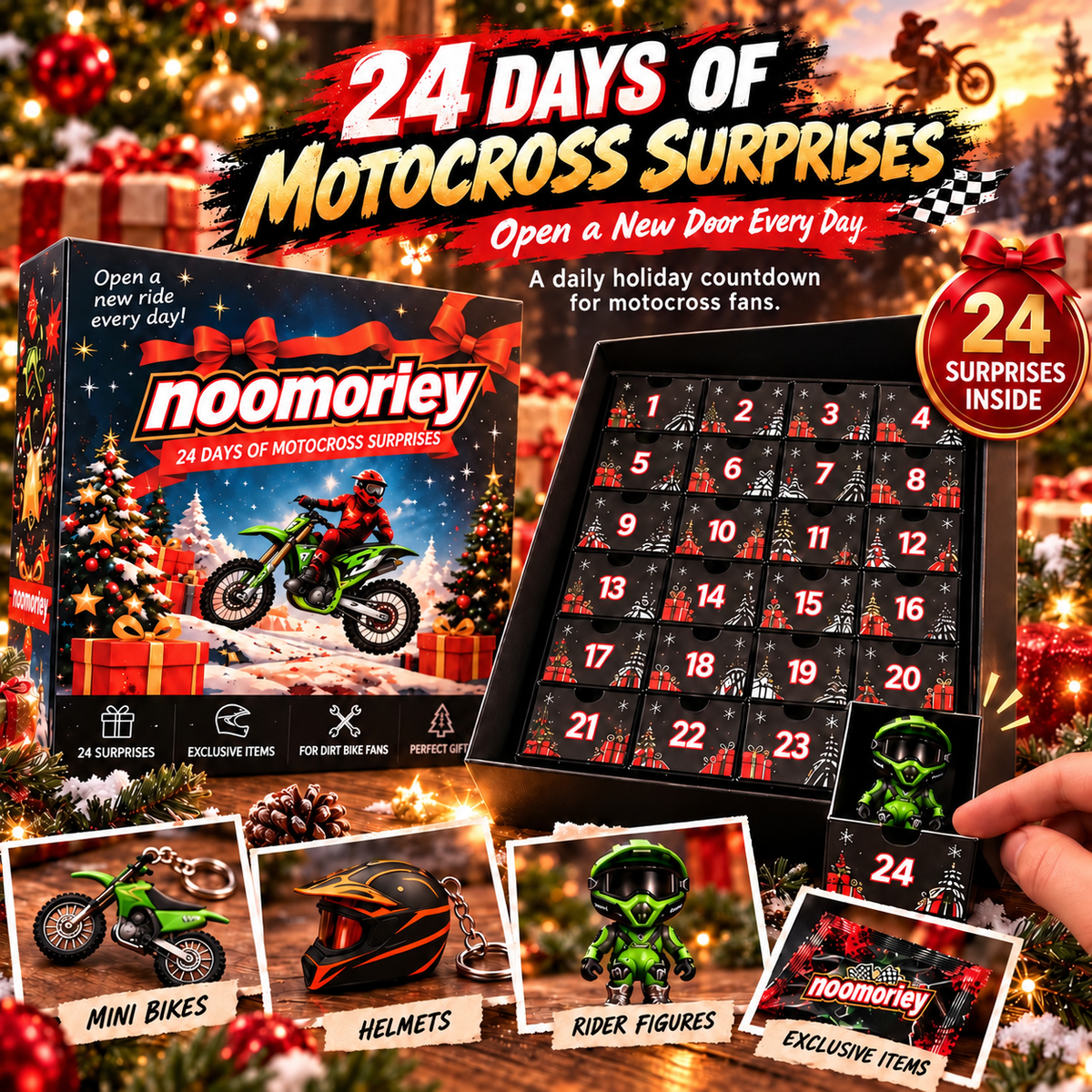 🏁 24-Day Motocross Advent Calendar – A New Dirt Bike Surprise Every Day 🏍️
