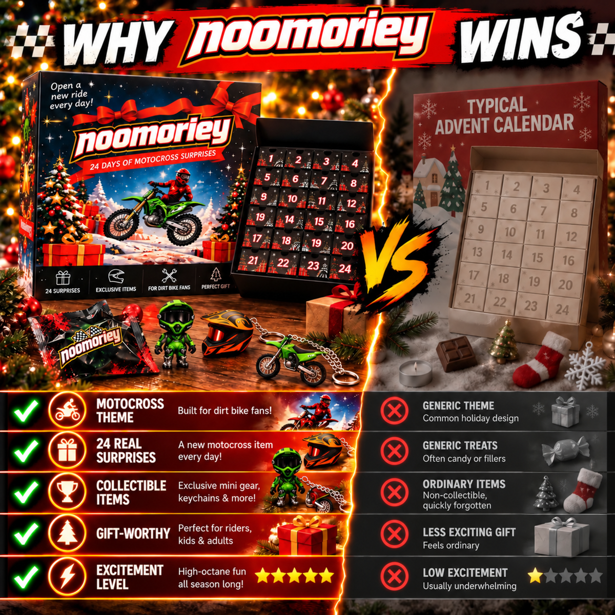 🏁 24-Day Motocross Advent Calendar – A New Dirt Bike Surprise Every Day 🏍️