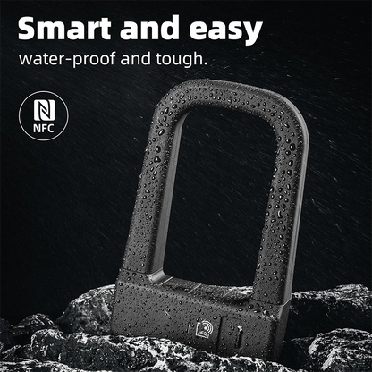 Secure Smart NFC Bicycle U-Lock – Keyless & Ultra Convenient🚲✨