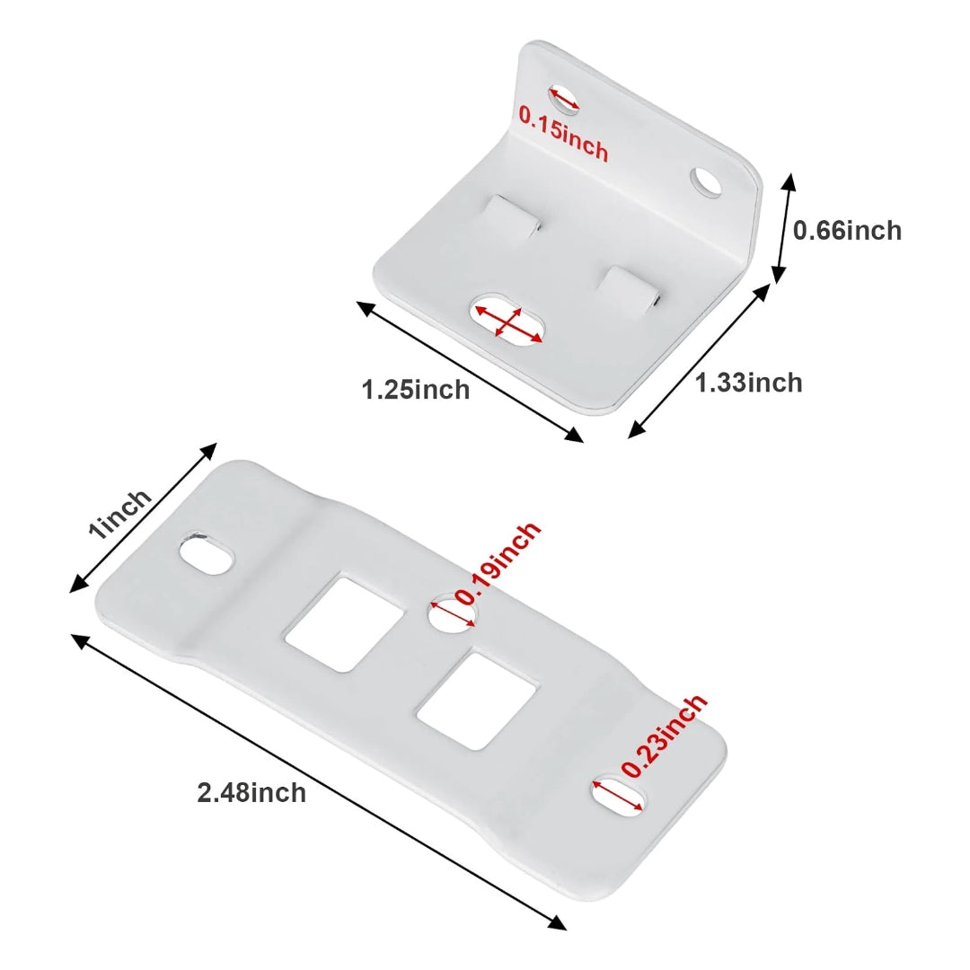 10 Pack Quick Fitting Furniture Joint Bracket with Screws
