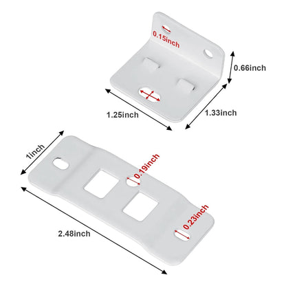 10 Pack Quick Fitting Furniture Joint Bracket with Screws